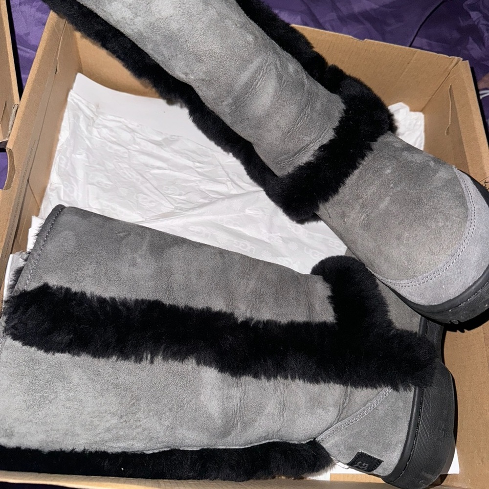 Grey sunburst uggs